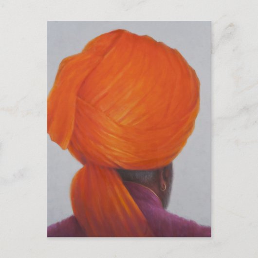 Saffron Turban 2014 Briefkaart (Voorkant)