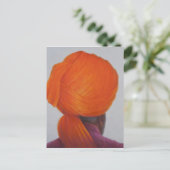 Saffron Turban 2014 Briefkaart (Staand voorkant)