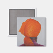 Saffron Turban 2014 Magneet (Voorkant / Achterkant)