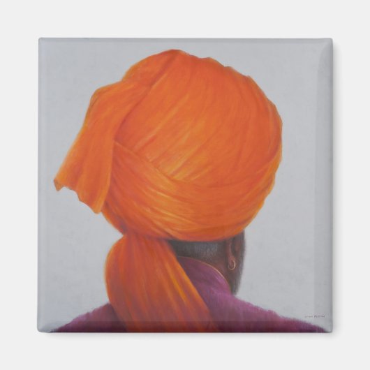 Saffron Turban 2014 Magneet (Voorkant)