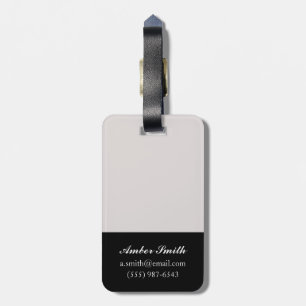 Saffron Turban Bagagelabel
