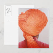 Saffron Turban Briefkaart (Voorkant / Achterkant)
