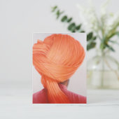 Saffron Turban Briefkaart (Staand voorkant)