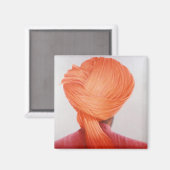 Saffron Turban Magneet (Voorkant / Achterkant)