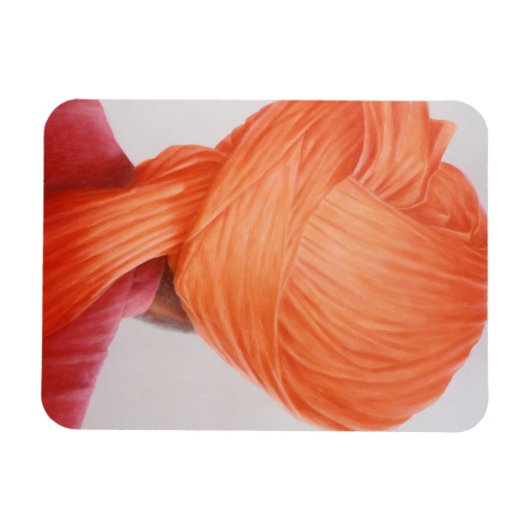 Saffron Turban Magneet (Horizontaal)