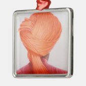 Saffron Turban Metalen Ornament (Links)