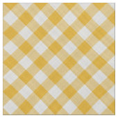 Saffron Yellow Gingham Gingham Gecontkered Plays P Stof (Close Up)