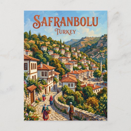 Safranbolu Turkije Briefkaart (Voorkant)