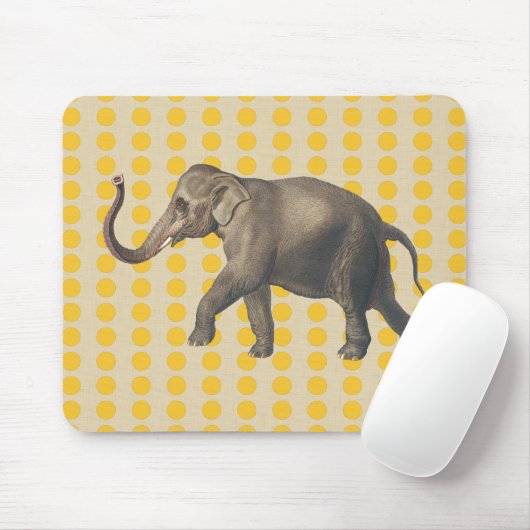 Safron Spice Moods Stippen met olifant Muismat (Met muis)