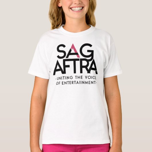 sag aftra t-shirt (Voorkant)