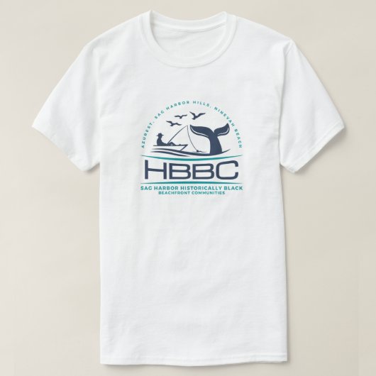 Sag Harbor HBBC Mannen Crew Neck T-shirt (Design voorkant)