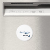 Sag Harbor New York City Classic Magneet (Insitu (Vaatwasser))