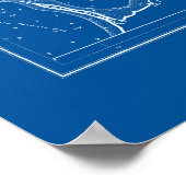 Sag Harbour, New York Nautical Chart Poster (Hoek)