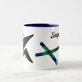 Sag. Ziqpu  Tweekleurige Koffiemok (Center)