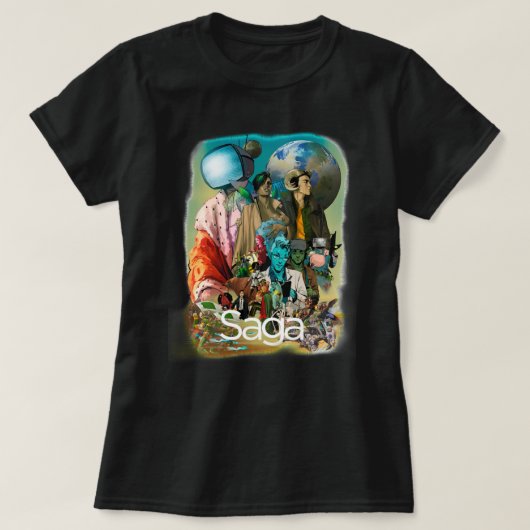 Saga comic Characters geek Classic T-shirt (Design voorkant)