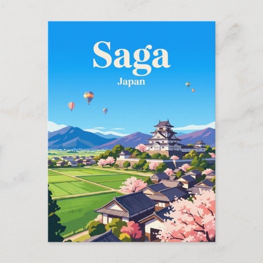 Saga Japan Briefkaart (Voorkant)