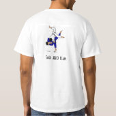 SAGA JUDO TEAM met uchi mata gooi T-shirt (Achterkant)