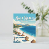 Saga Strand Burundi Briefkaart (Staand voorkant)