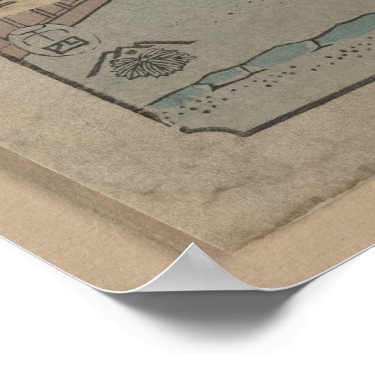 Sagami Enoshima - 1858 Poster (Hoek)