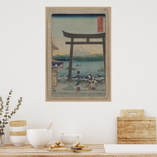 Sagami Enoshima - 1858 Poster (Keuken)