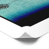 Sagami River Mt. Fuji Utagawa Hiroshige 1858 Poster (Hoek)