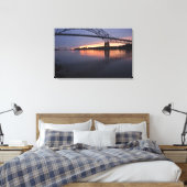 Sagamor Bridge over Kaapskabelkanaal, 2 Canvas Afdruk (Insitu (Slaapkamer))