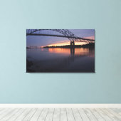 Sagamor Bridge over Kaapskabelkanaal, 2 Canvas Afdruk (Insitu (Houten vloer))
