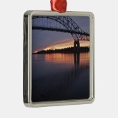 Sagamor Bridge over Kaapskabelkanaal, 2 Metalen Ornament (Rechts)