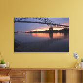 Sagamor-brug over Cape Cod-kanaal, 2 Canvas Afdruk (Insitu (Woonkamer))