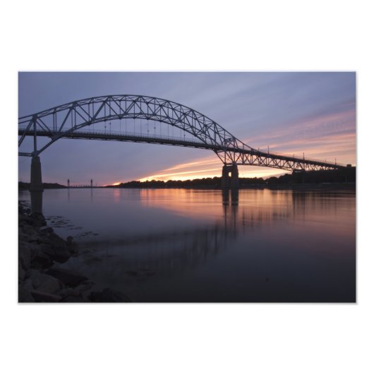 Sagamor-brug over Cape Cod-kanaal, 2 Foto Afdruk (Voorkant)