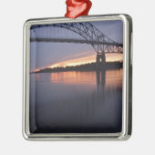 Sagamor-brug over Cape Cod-kanaal, 2 Metalen Ornament (Links)