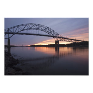 Sagamor-brug over het Cape Cod-kanaal, Foto Afdruk