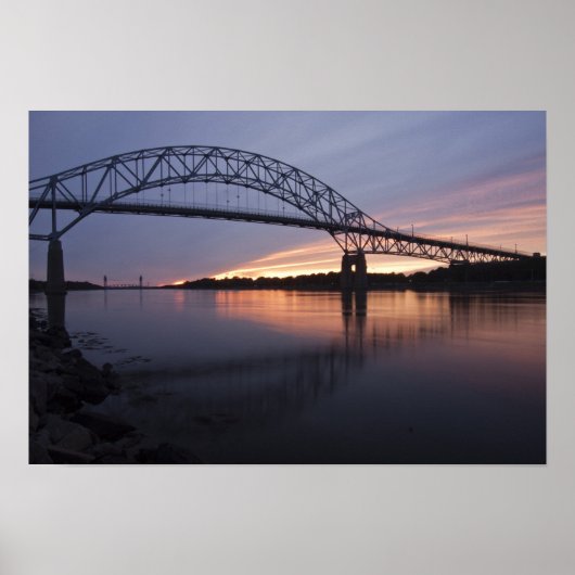 Sagamor-brug over het Cape Cod-kanaal, Poster (Voorkant)