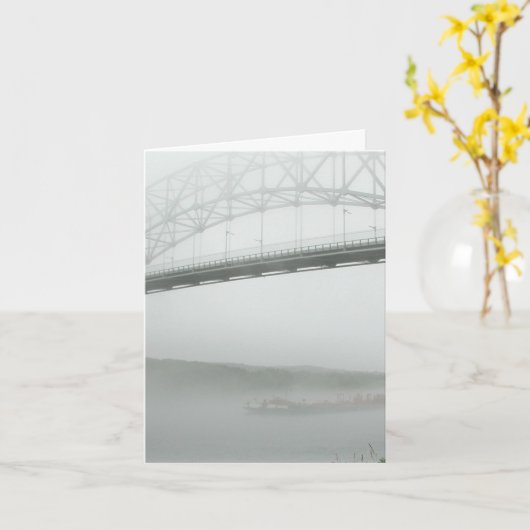 Sagamore Bridge-denken aan jou Kaart (Gele Bloem)