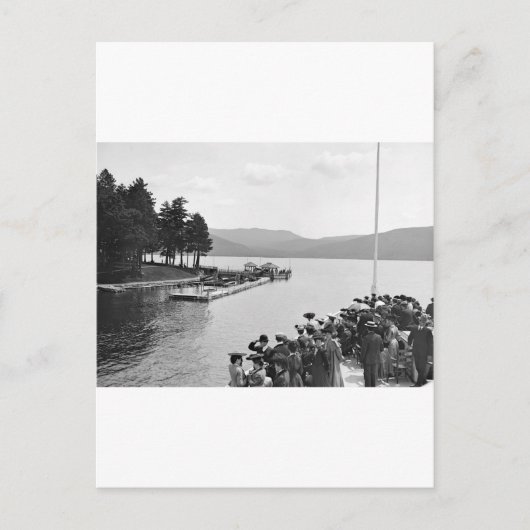 Sagamore Dock, meer van George: 1904 Briefkaart (Voorkant)
