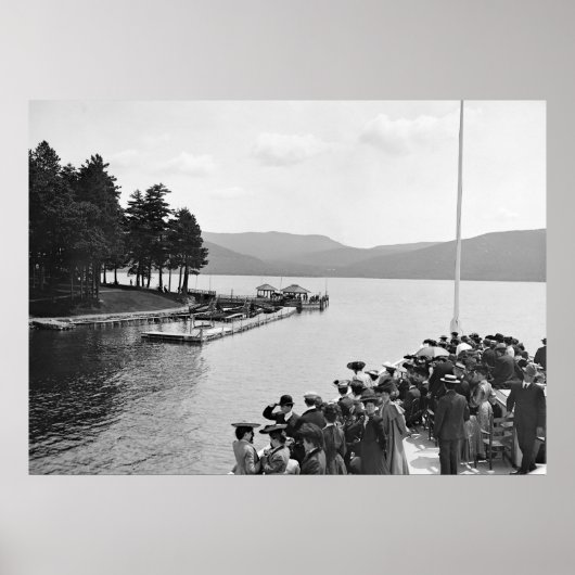 Sagamore Dock, meer van George: 1904 Poster (Voorkant)