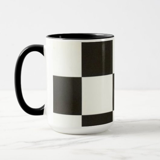 Sagan om ringen-mugg. svart/vitt mok (Links)