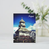 Sagarmatha, Ama Dablam Stupa, Everest trek / Nepal Briefkaart (Staand voorkant)