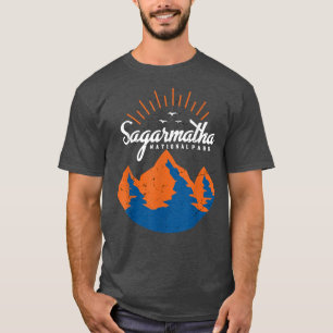 Sagarmatha Everest National Park Nepal Tibet Snow T-shirt
