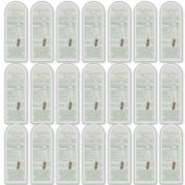 SAGE 16 oz Muth Honing Jar en bij Voeding Feiten Sticker (Voorkant)