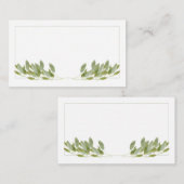 SAGE 3.5x2 Vlakke Nota Kaart/Horizontaal Notitiekaartje (Voorkant / Achterkant)