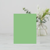 Sage #93CC8A, Clay Ash Folie Feestdagen Briefkaart (Staand Voorkant)