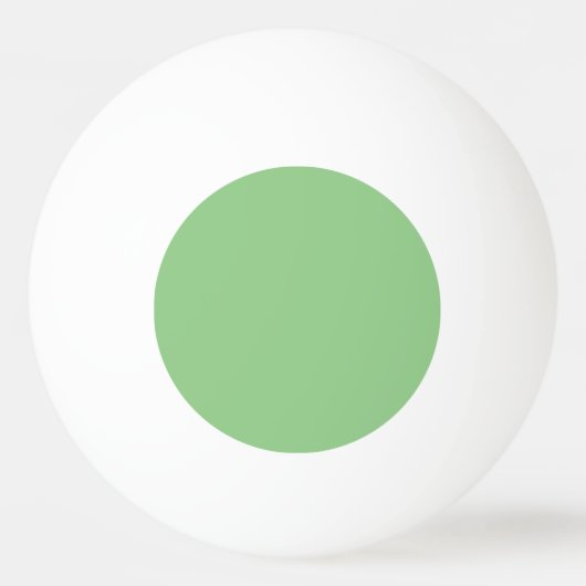 Sage #93CC8A, Clay Ash Ping Pong Paddle Pingpongbal (Voorkant)