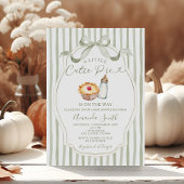 Sage A Little Cutie Pie Gingham Herfst Baby shower Kaart