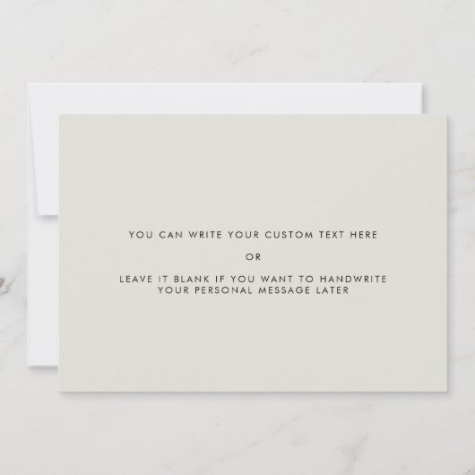 Sage Aan mijn schoonvader op mijn trouwdagkaart Kaart (Achterkant)