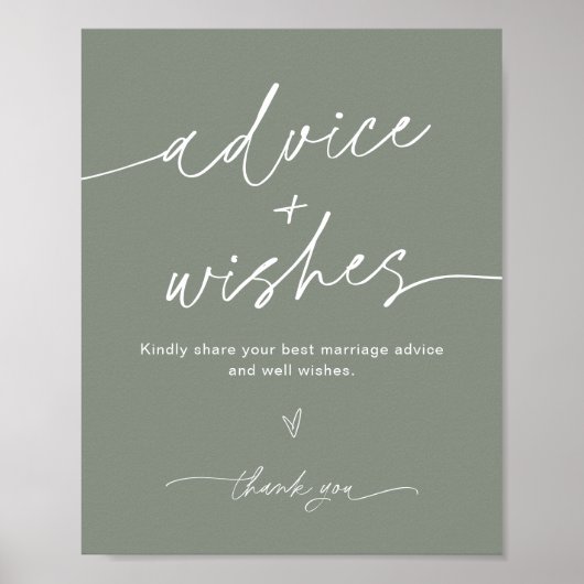SAGE Advies en Wensen Trouw Teken Poster (Voorkant)