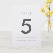 Sage Ampersand | Tafelnummer (gevouwen) (Gele Bloem)