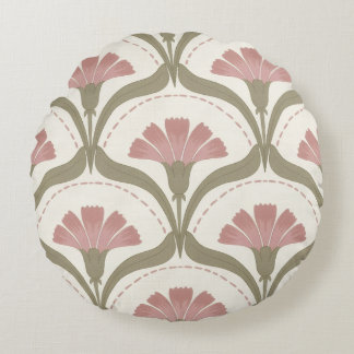 Sage and Rose Round Pillow Rond Kussen