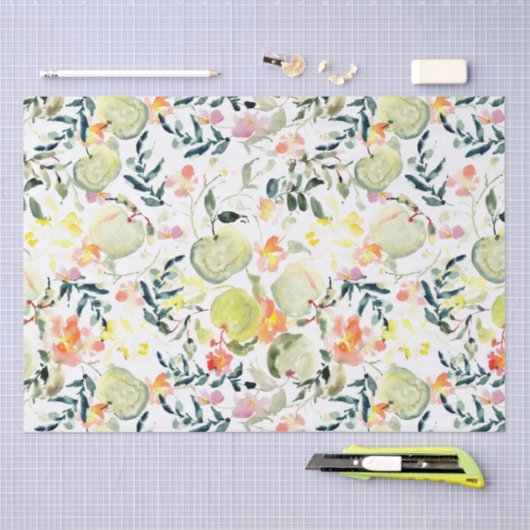 Sage Apple Picking | Vruchten en bloemkool Tissuepapier (Craft)