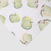 Sage Apple Picking | Vruchten en bloemkool Weefbla Tissuepapier (Detail)